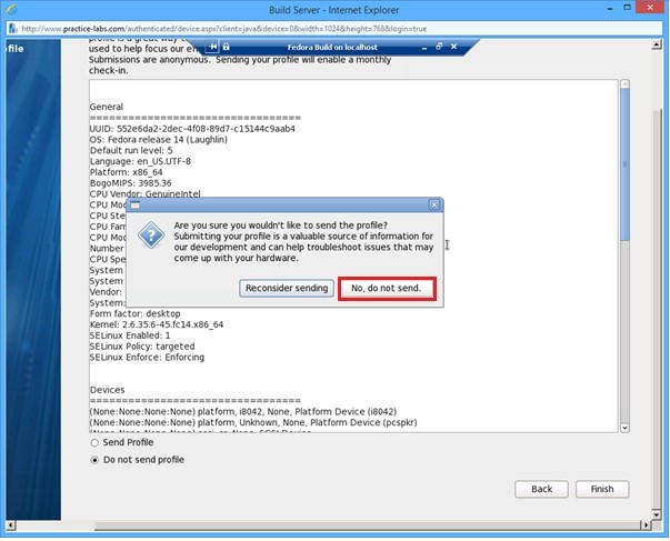 Practice Labs screenshot.